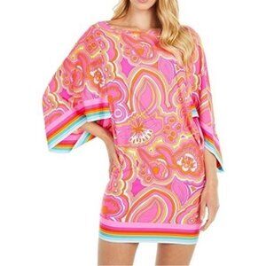 Trina Turk 25th Anniversary Morning Sunrise Kimono Sleeve Tunic Coverup